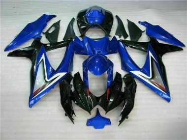 Abs Kit Carenagem & Plásticos Suzuki GSXR 600 / 750 K8 2008-2010 - Azul Preto