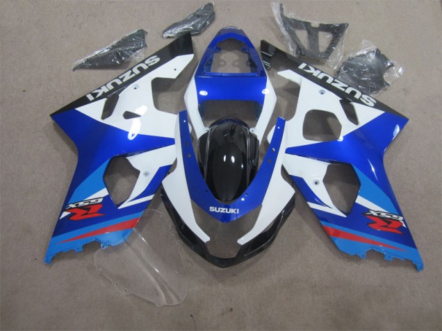 Abs Kit Carenagem & Plásticos Suzuki GSXR 600 K4 2004-2005 - Azul Branco