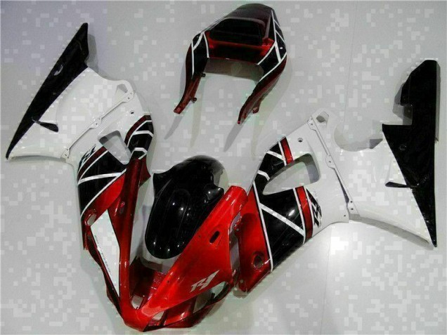 Abs Kit Carenagem & Plásticos Yamaha R1 2000-2001 - Vermelho