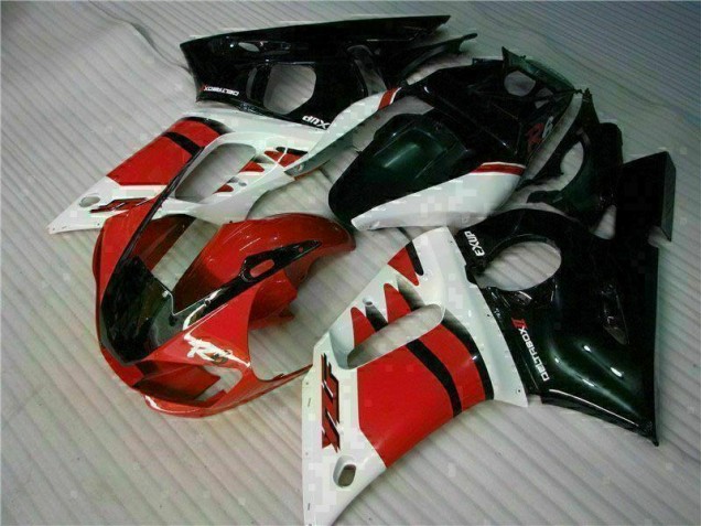 Abs Kit Carenagem & Plásticos Yamaha R6 1998-2002 - Vermelho Preto