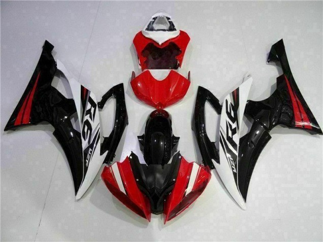 Abs Kit Carenagem & Plásticos Yamaha R6 2008-2016 - Vermelho Preto