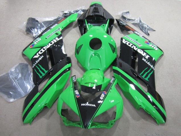 Abs Kit Completos Carenagem Honda CBR 1000RR 2004-2005 - Preto Verde Monster