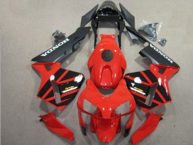 Abs Kit Completos Carenagem Honda CBR 600RR 2003-2004 - Vermelho Preto