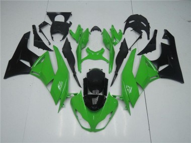 Abs Kit Completos Carenagem Kawasaki ZX6R 2009-2012 - Verde Preto