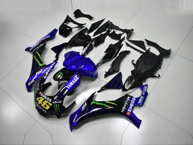 Abs Kit Completos Carenagem Yamaha R1 2015-2019 - Azul Azul Branco ENEOS 46 Monster