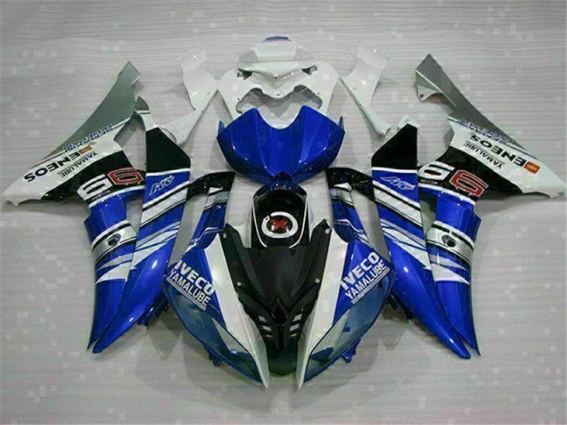 Abs Kit Completos Carenagem Yamaha R6 2008-2016 - Branco Azul