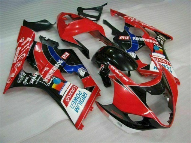 Abs Kits Carenagem Suzuki GSXR 1000 K3 2003-2004 - Vermelho