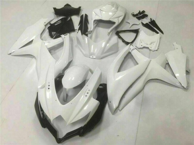 Abs Kits Carenagem Suzuki GSXR 600 / 750 K8 2008-2010 - Branco