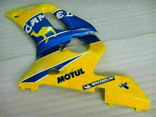 Abs Kits Carenagem Yamaha R6 1998-2002 - Amarelo Azul