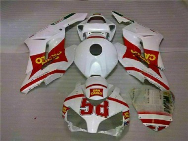 Abs Kits Completos Carenagem Honda CBR 1000RR 2004-2005 - Branco Vermelho