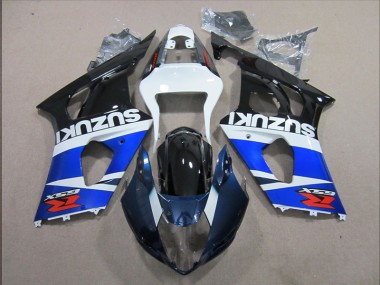 Abs Kits Completos Carenagem Suzuki GSXR 1000 K3 2003-2004 - Azul Branco Decalque