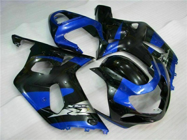 Abs Kits Completos Carenagem Suzuki GSXR 600 / 750 K1 K2 K3 2001-2003 - Azul Preto