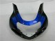 Abs Kits Completos Carenagem Suzuki GSXR 600 / 750 K1 K2 K3 2001-2003 - Azul Preto