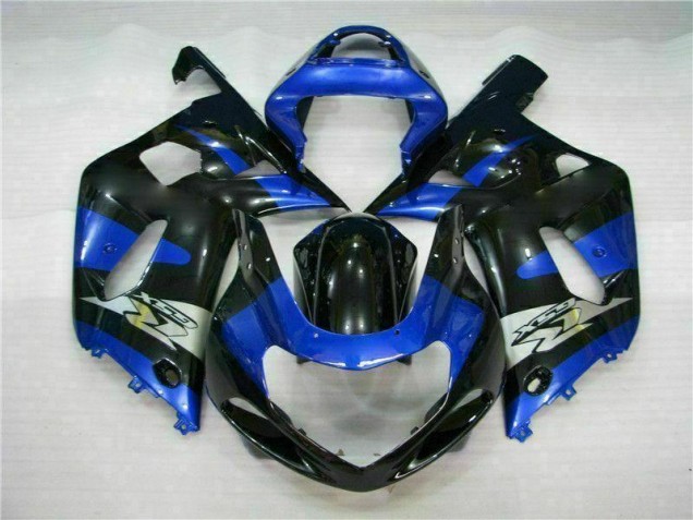 Abs Kits Completos Carenagem Suzuki GSXR 600 / 750 K1 K2 K3 2001-2003 - Azul Preto