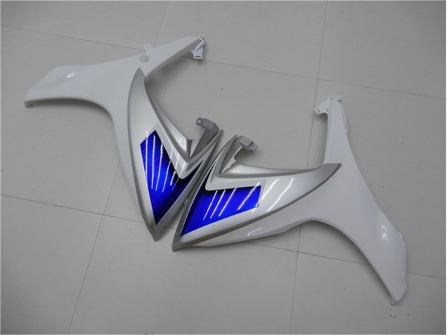 Abs Kits Completos Carenagem Suzuki GSXR 600 / 750 K6 2006-2007 - Branco Azul