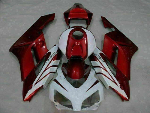 Abs Plástico Honda CBR 1000RR 2004-2005 - Branco Vermelho