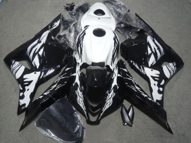 Abs Plástico Honda CBR 600RR 2009-2012 - Preto Branco