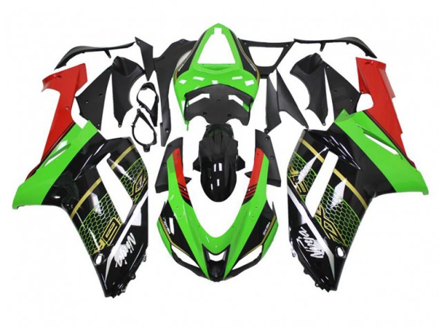 Abs Plástico Kawasaki ZX10R 2008-2010 - Verde Preto