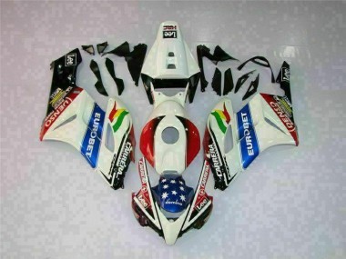 Abs Plásticos Honda CBR 1000RR 2004-2005 - Branco Vermelho