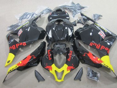 Abs Plásticos Honda CBR 600RR 2009-2012 - Preto Red Bull