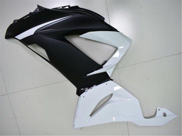 Abs Plásticos Kawasaki ZX6R 2013-2018 - Branco Preto