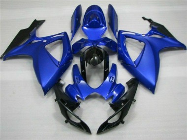 Abs Plásticos Suzuki GSXR 600 / 750 K6 2006-2007 - Azul Preto