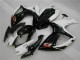 Abs Plásticos Suzuki GSXR 600 / 750 K6 2006-2007 - Branco Preto