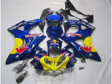 Carenagem BMW S1000RR 2009-2014 - Amarelo Azul RedBull