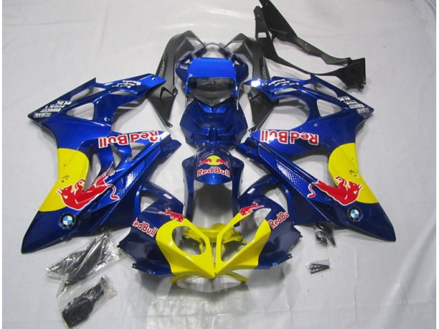 Carenagem BMW S1000RR 2009-2014 - Amarelo Azul RedBull