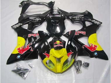 Carenagem BMW S1000RR 2009-2014 - Amarelo Preto RedBull