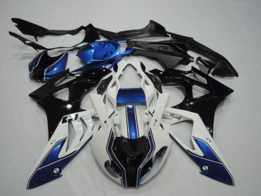 Carenagem BMW S1000RR 2009-2014 - Preto Branco Azul