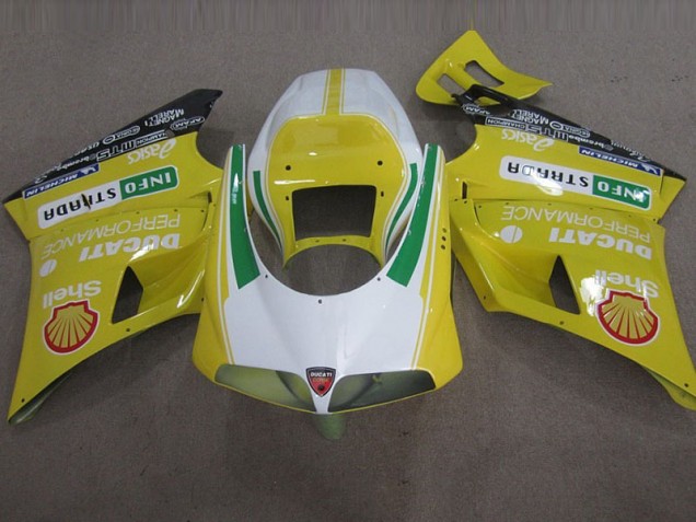 Carenagem Ducati 748 1993-2005 - Amarelo Shell Info Strrda