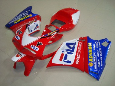 Carenagem Ducati 748 1993-2005 - Vermelho Azul Fila