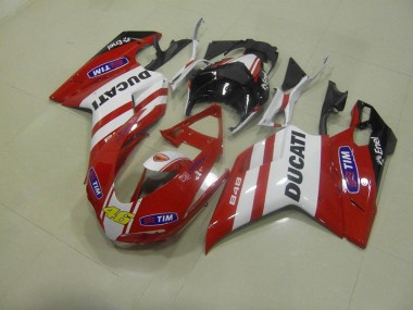 Carenagem Ducati 848 1098 1198 2007-2014 - Vermelho 46