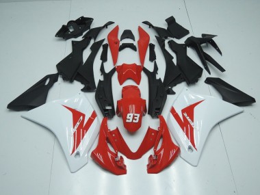 Carenagem Honda CBR 125R 2011-2013 - Vermelho Branco 93