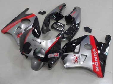 Carenagem Honda CBR 250RR MC22 1991-1998 - Prata Preto Vermelho