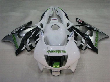 Carenagem Honda CBR 600 F3 1995-1998 - Branco Verde Hannspree