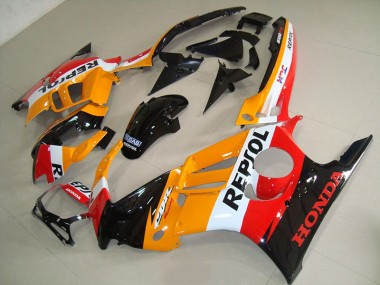 Carenagem Honda CBR 600 F3 1995-1998 - Laranja Preto Repsol