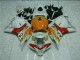 Carenagem Honda CBR 600RR 2009-2012 - Branco Laranja Repsol