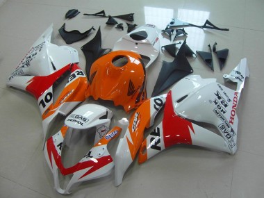 Carenagem Honda CBR 600RR 2009-2012 - Branco Novo Repsol