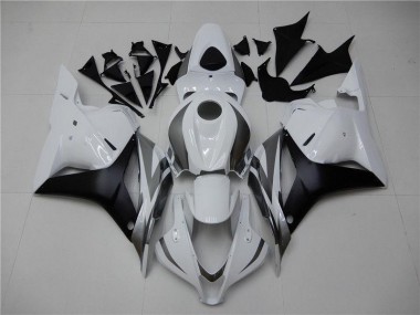 Carenagem Honda CBR 600RR 2009-2012 - Branco Prata Preto