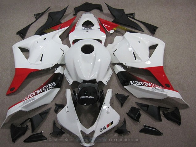 Carenagem Honda CBR 600RR 2009-2012 - Branco Vermelho Preto Mugen