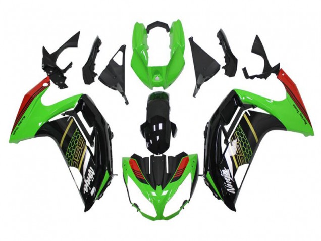 Carenagem Kawasaki EX300 2013-2016 - Verde Preto