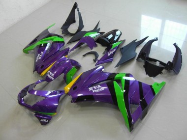 Carenagem Kawasaki ZX 250R 2008-2012 - Roxo EVA Corrida