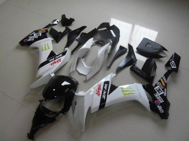 Carenagem Kawasaki ZX10R 2008-2010 - Branco Monster