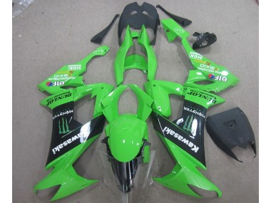 Carenagem Kawasaki ZX10R 2008-2010 - Verde Preto Monster