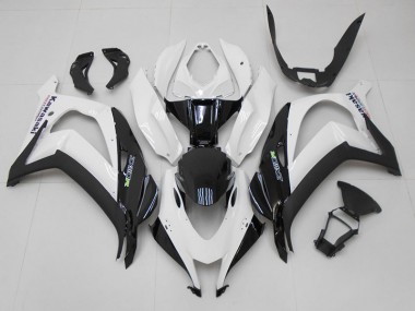 Carenagem Kawasaki ZX10R 2016-2019 - Branco Preto