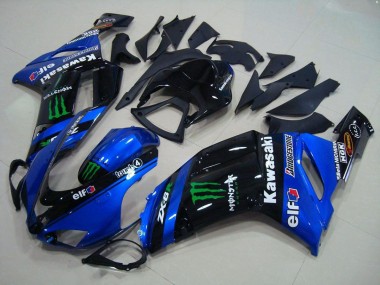 Carenagem Kawasaki ZX6R 2007-2008 - Azul Monster