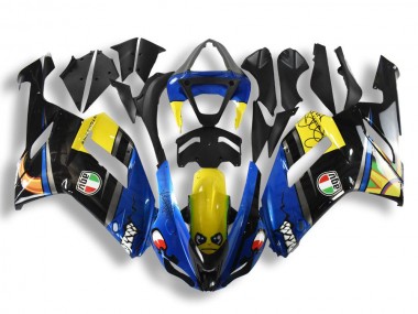 Carenagem Kawasaki ZX6R 2007-2008 - Azul Tubarão