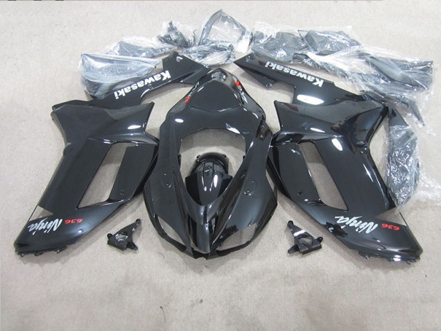 Carenagem Kawasaki ZX6R 2007-2008 - Preto Ninja 636